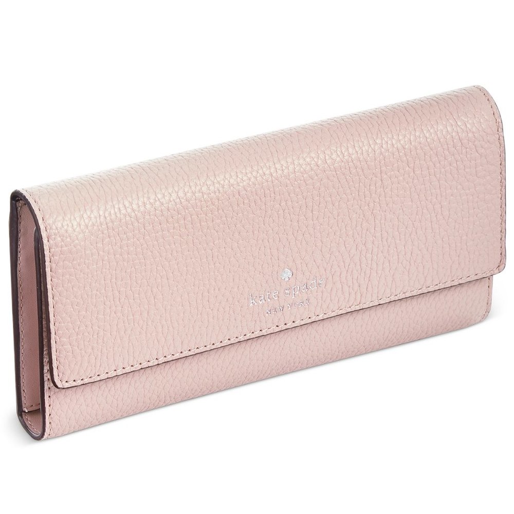 NWT Authentic Kate Spade Pink Leather Wallet All Inclusive